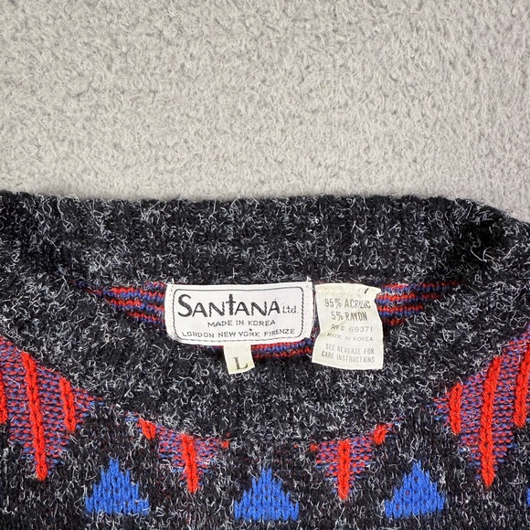 Vintage 90s Santana knit sweater - Picture 3 of 4